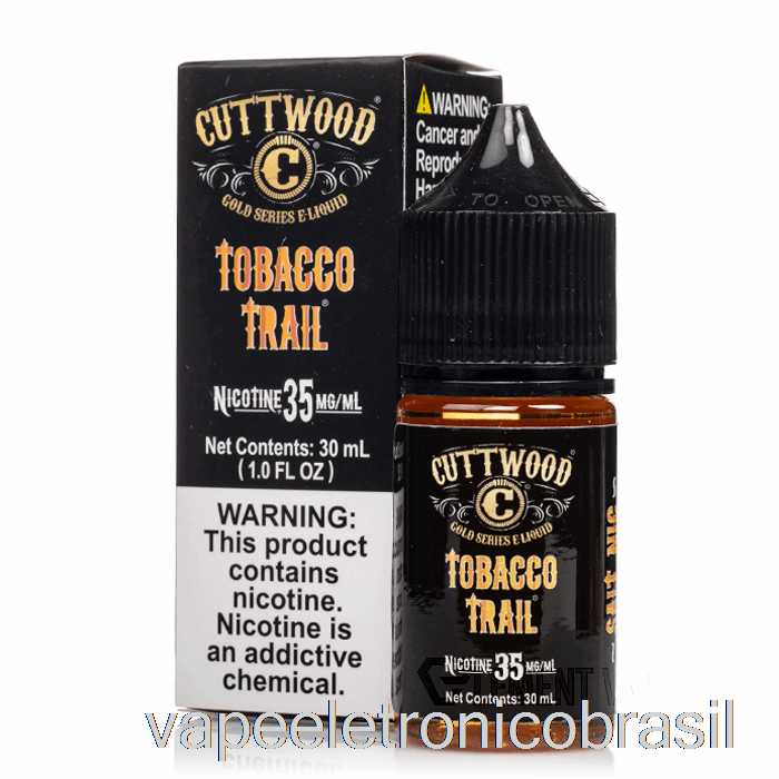 Trilha De Tabaco Vape Eletrônico - Sais De Cuttwood - 30ml 35mg